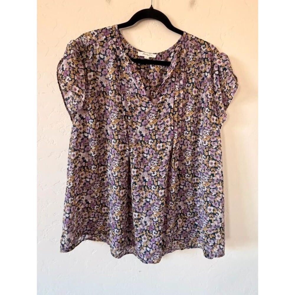 Monday Fun Floral Blouse Size 2XL